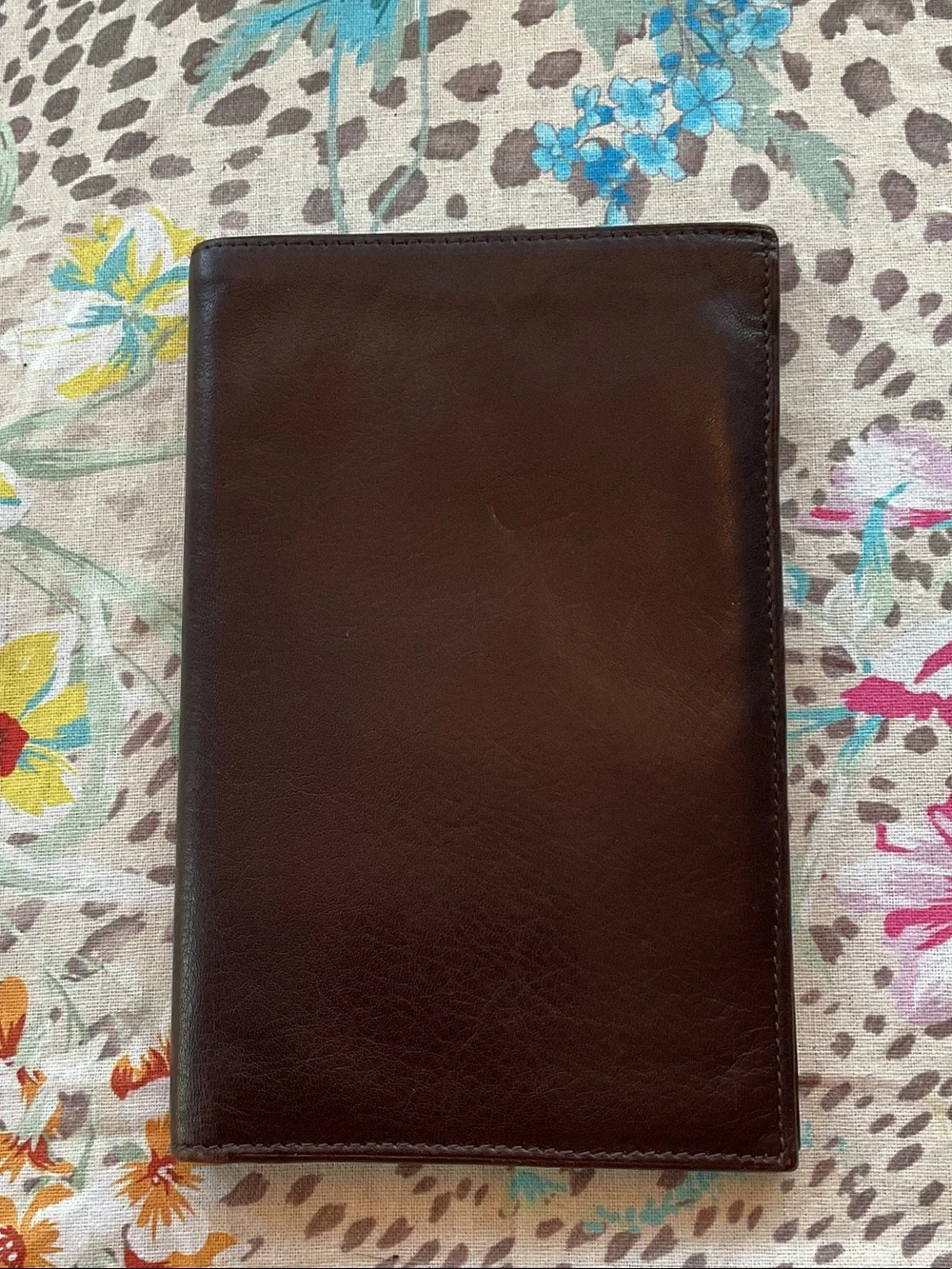 Tumi Brown Leather Travel Wallet Organizer